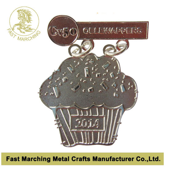 Custom Metal Antique Silver 3D Finisher Metal Medal for Events