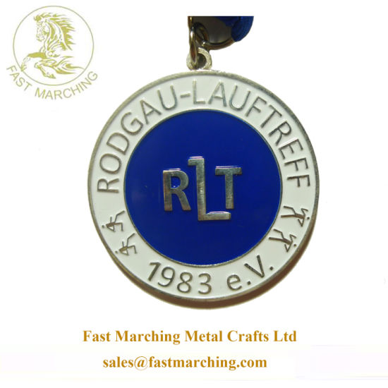 Factory Price Custom Hanger Strap Enamel Finisher Medal Metal