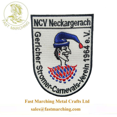 Custom Plaque Embroidered Badge UAE Suit Maker Sew on Patches