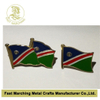 Enamel Flag Event Magnetic Detective Collar Emblem Lapel Pin Badges