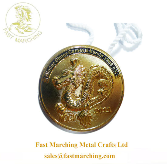 Custom Customize Engraved Finisher Medallion Bronze 3D Metal Award Medal
