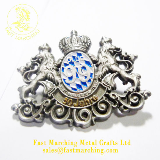 Factory Price Custom Safety 3D Badge Lion Lapel Pin