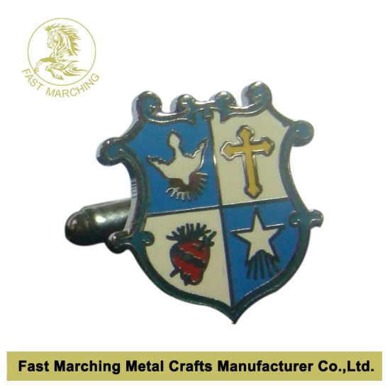 Factory Price Custom Cufflink Cuff Links with Printed Logo