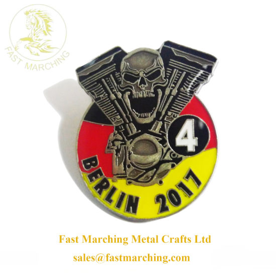 Custom Factory Price Lapel Pin German Enamel Club Badge Maker