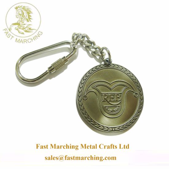 Custom 3D Metal Online China Manufacturers Puff Ball Keychain