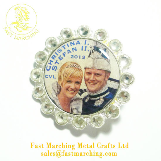 Factory Price Custom Lapel Flower Pin Badge with Adhesive